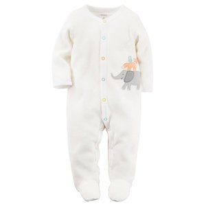 Carter's Baby French Terry Snap-Up Sleep & Play Footed Sleeper